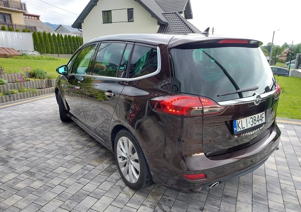 Opel Zafira cena 38900 przebieg: 144100, rok produkcji 2012 z Limanowa małe 211